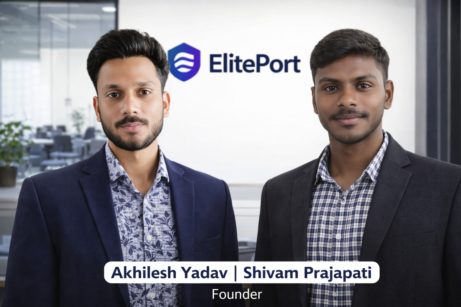 Founders Akhilesh & Shivam